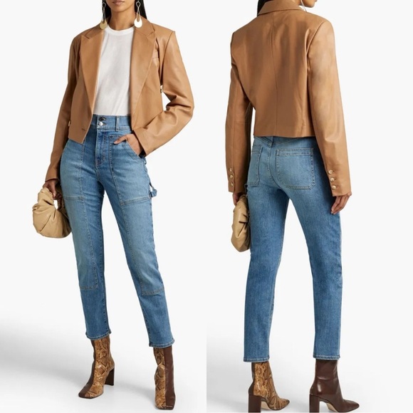 VERONICA BEARD Aspen High-Rise Slim-Leg Jeans size 24 - Picture 1 of 10